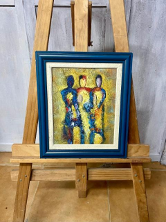 Imagen del producto: Cuadro de Figuras en Azul