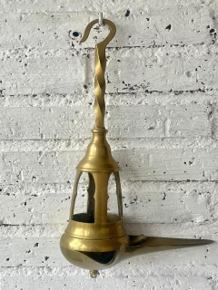 Imagen del producto: Antiguo candil de bronce